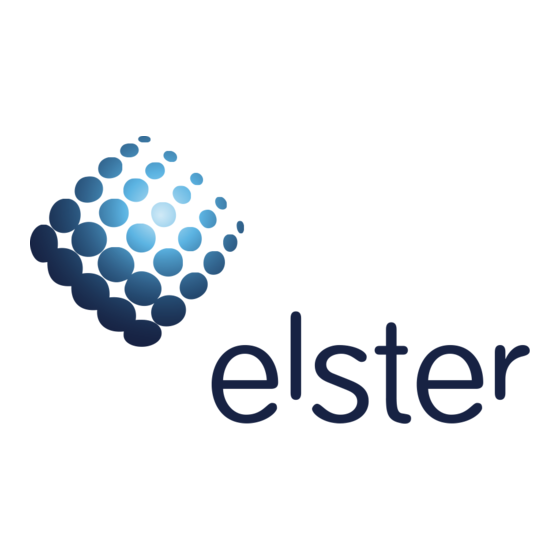 Elster E8.4401 Notice D'utilisation Et D'installation