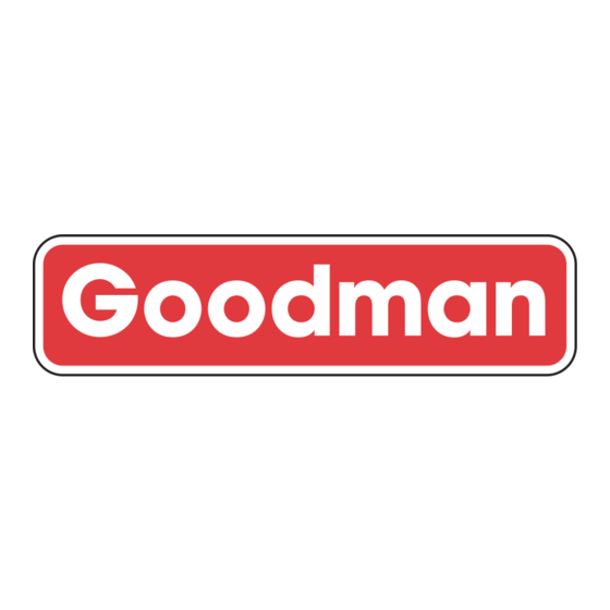Goodman GSX Série Instructions D'installation Et D'utilisation