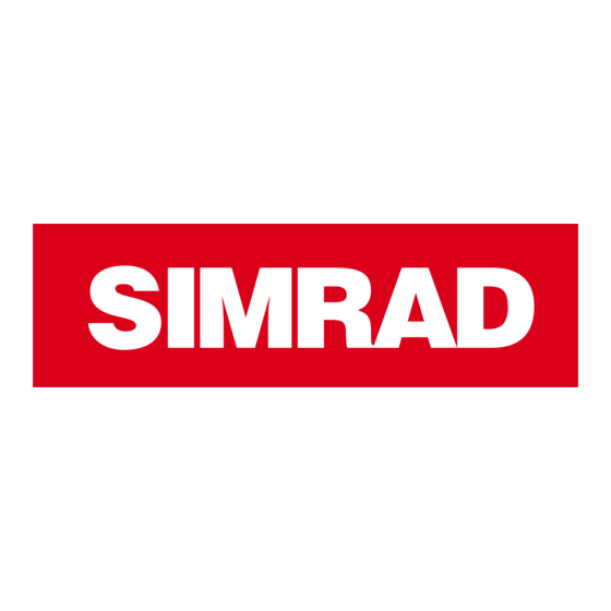 Simrad R2009 Guide Rapide