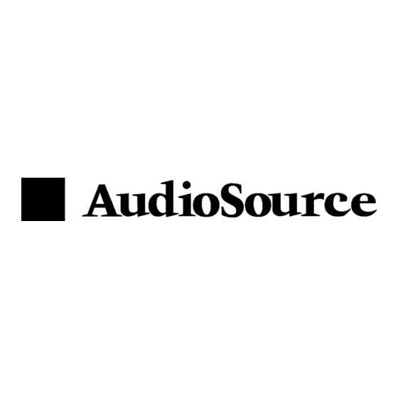 AudioSource AMP210 Guide De L'utilisateur