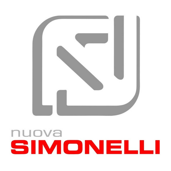 Nuova Simonelli TALENTO Notice D'instructions