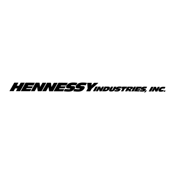 HENNESSY INDUSTRIES COATS Vero V200 2D Mode D'emploi