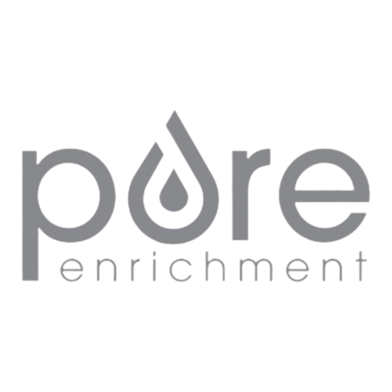 Pure Enrichment HumeXL PEHUMEXL Mode D'emploi