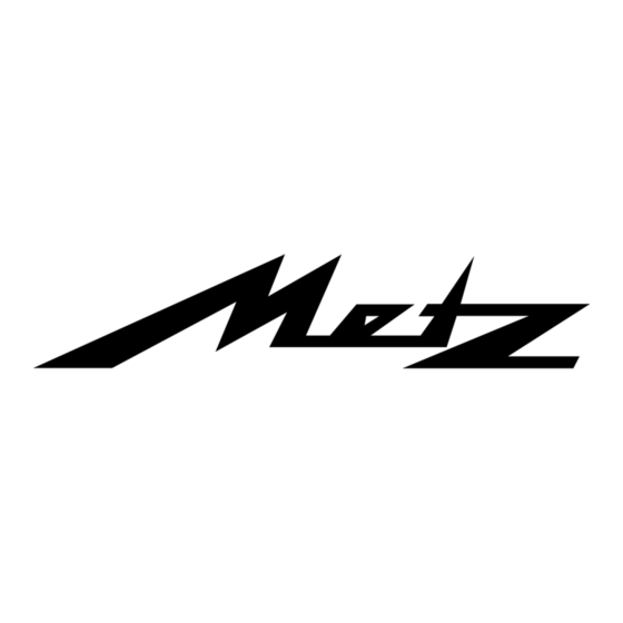 Metz MECABLITZ 58 AF-1 digital Mode D'emploi
