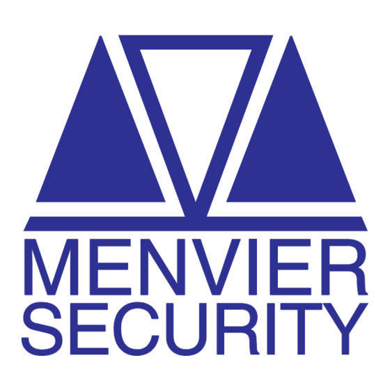 Menvier Security SD1+ Guide D'installation Et De Programmation