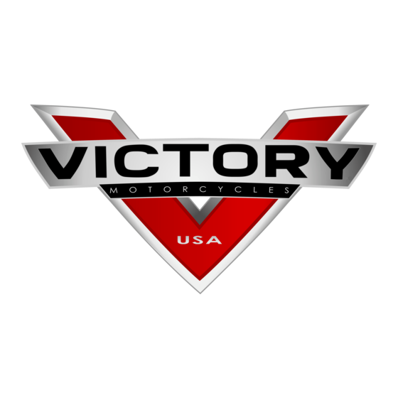 Victory Motorcycles Vegas 2010 Manuel D'utilisation