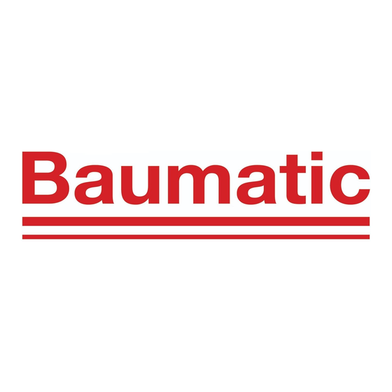 Baumatic PMC 352 SS Manuel D'instructions