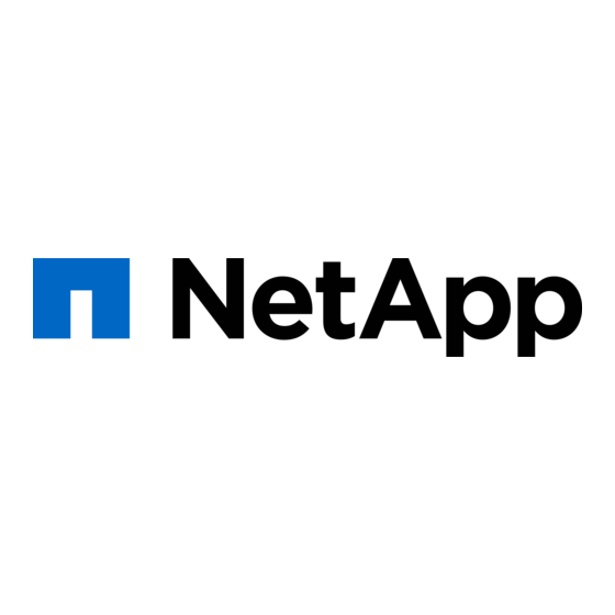 NetApp AFF C400 Mode D'emploi