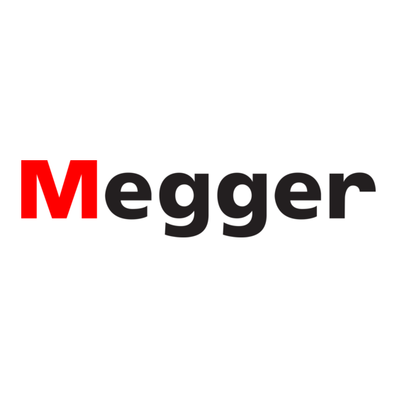 Megger DLRO10HD Guide Utilisateur