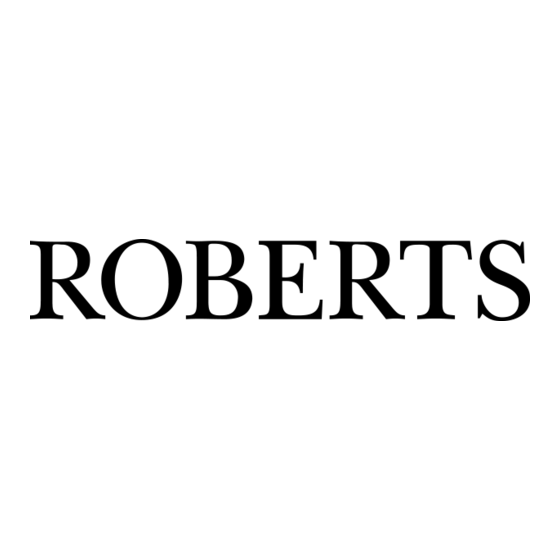 Roberts ecologic 4 Mode D'emploi