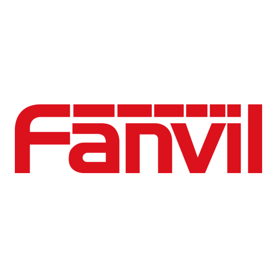Fanvil X3S Notice D'emploi