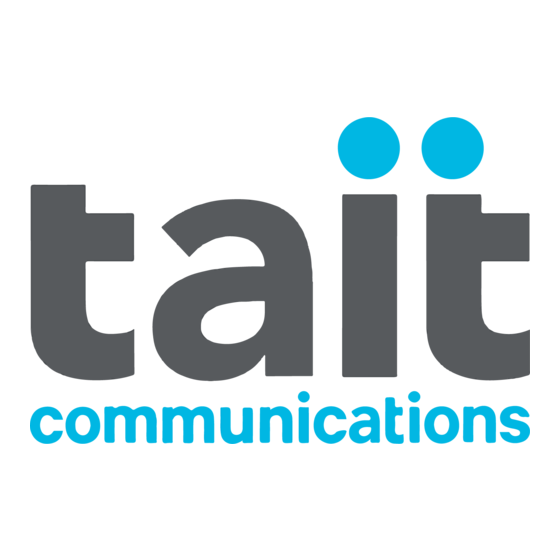 Tait TB8100 Instructions D'installation Et D'utilisation