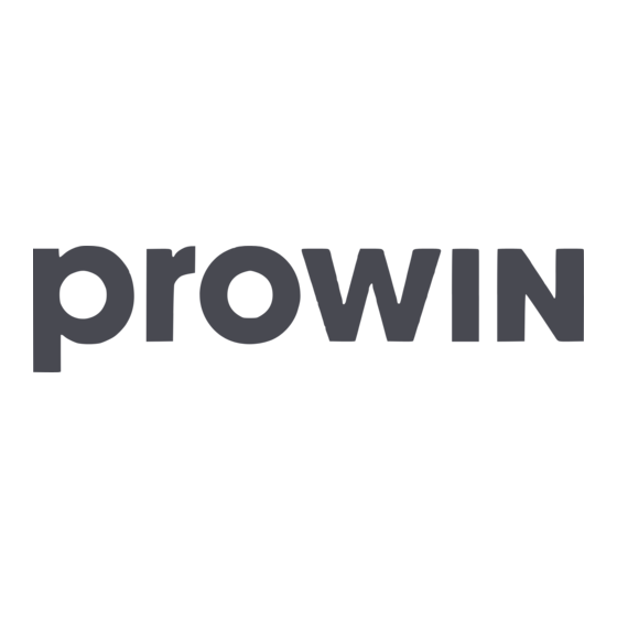 proWIN AIRBOWL 1+ Mode D'emploi