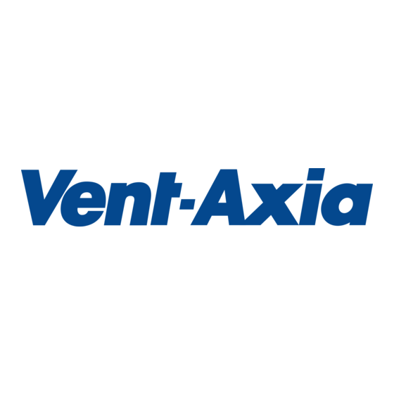 Vent-Axia SUPRA 100 B Manuel D'utilisation Original