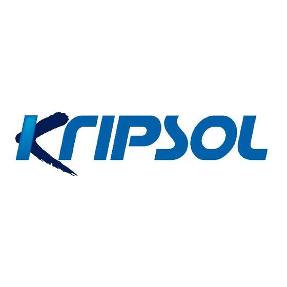 Kripsol F654 Mode D'emploi