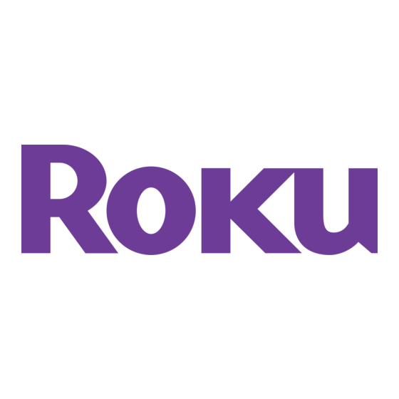 Roku Streaming Stick 4K Guide De Démarrage Rapide