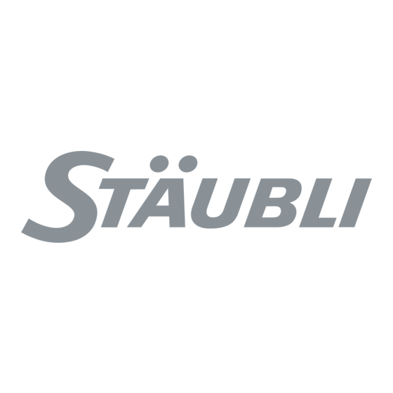 Staubli M-CZ Notice D'utilisation