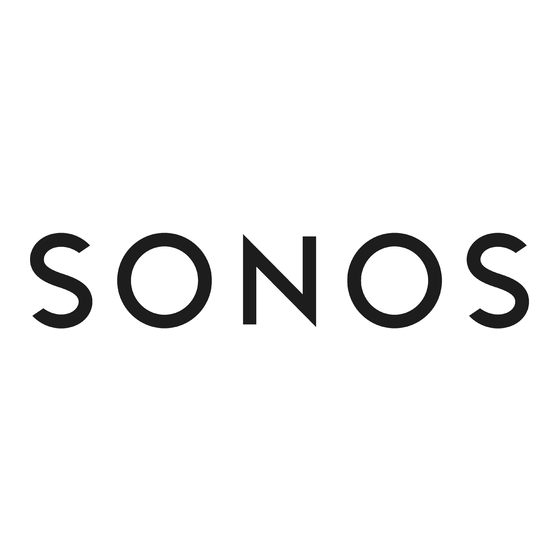 Sonos PLAY 1 Mode D'emploi