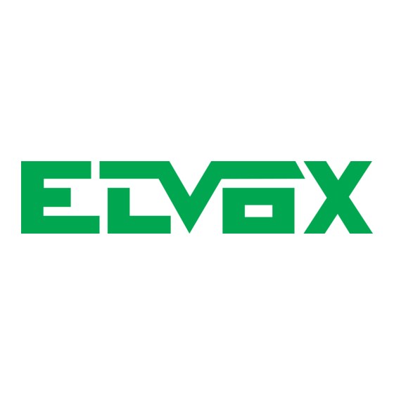 Elvox ET02 Mode D'emploi