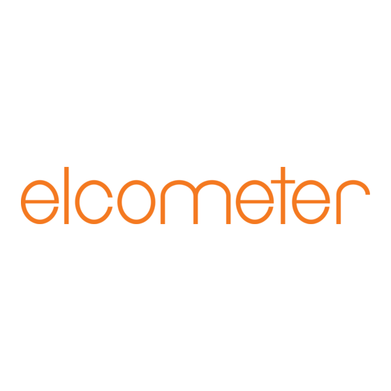 Elcometer GV Guide D'utilisation