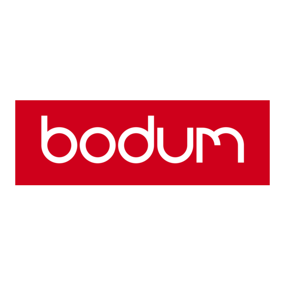 Bodum K11179-3 BISTRO Mode D'emploi