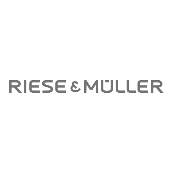 RIESE & MULLER Avenue hybrid II Mode D'emploi