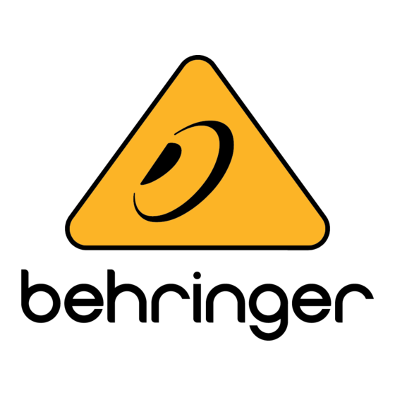 Behringer EUROLIVE S1020 Manuel D'utilisation