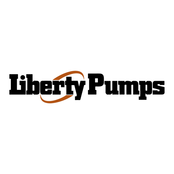 Liberty Pumps LE Serie Manuel D'installation