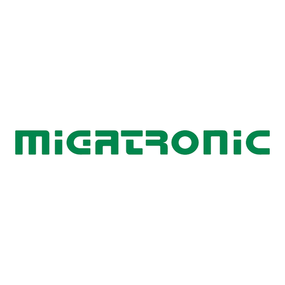Migatronic PI 200 Guide Rapide