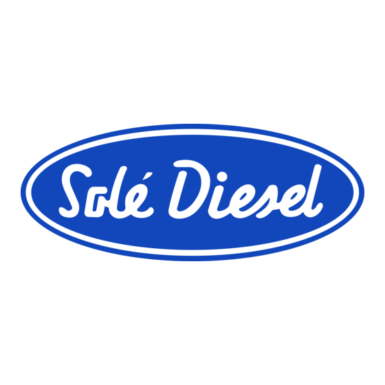 Sole Diesel SV-230 Manuel D'instructions