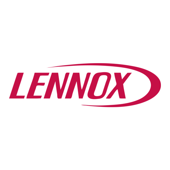 Lennox ComfortSense 3000 Serie Manuel D'utilisation