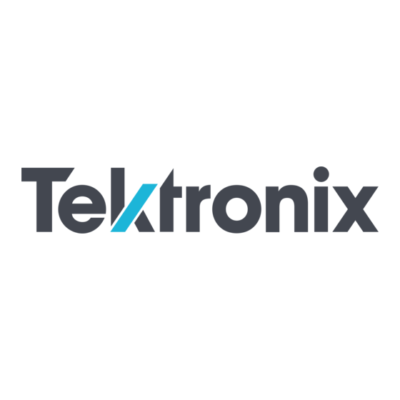 Tektronix MSO4000 Serie Manuel De L'utilisateur