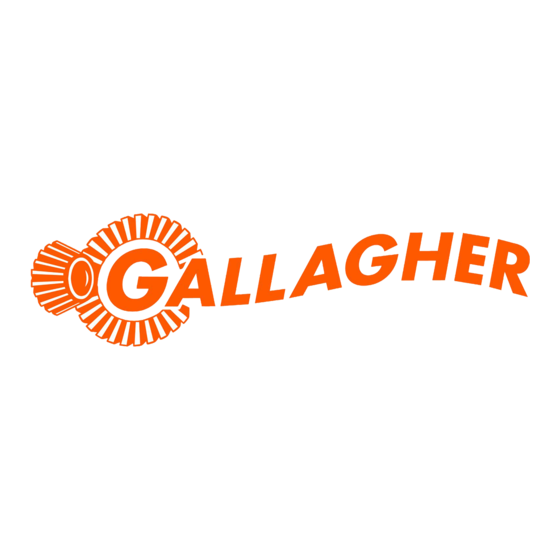 Gallagher FAULT FINDER Notice D'installation