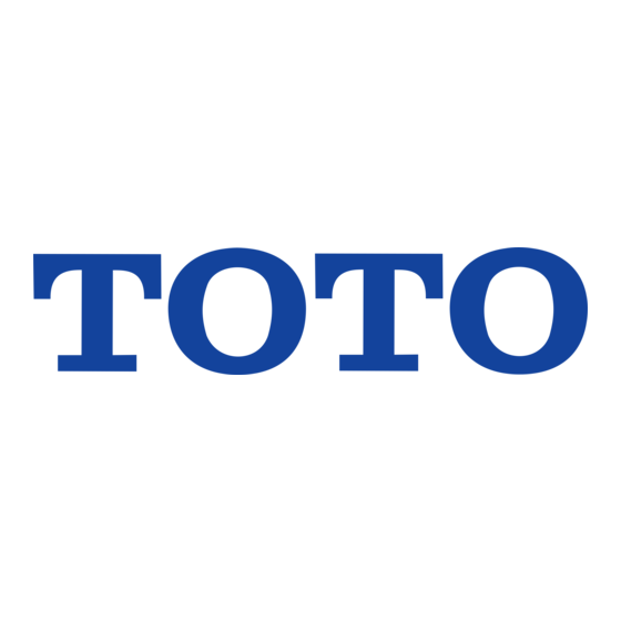 Toto TRANSITIONAL COLLECTION A Serie Manuel D'installation Et D'utilisation