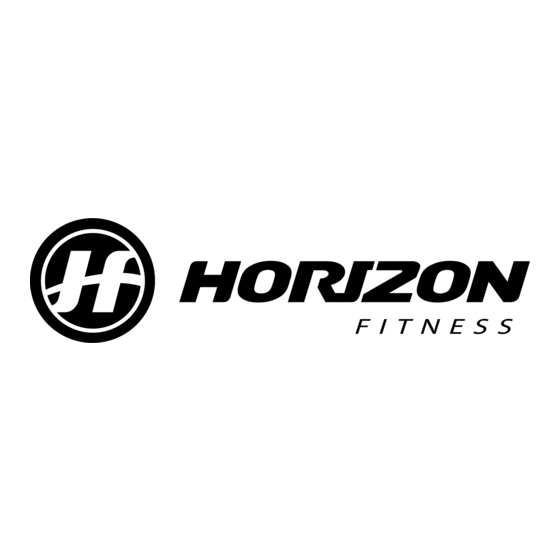 Horizon Fitness T202 Manuel Du Propriétaire