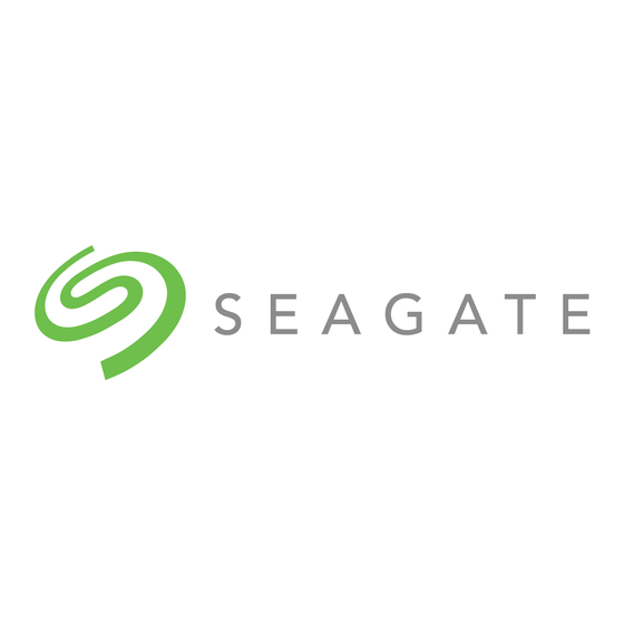 Seagate 8-Bay Rackmount NAS Guide De L'utilisateur