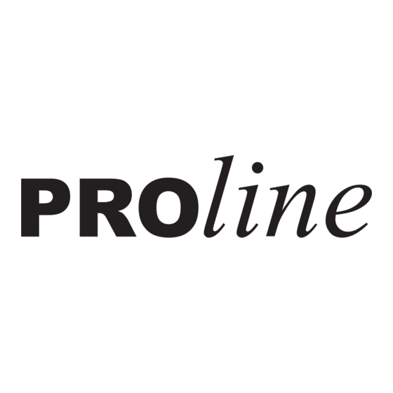 Proline MVS10AW Manuel D'utilisation