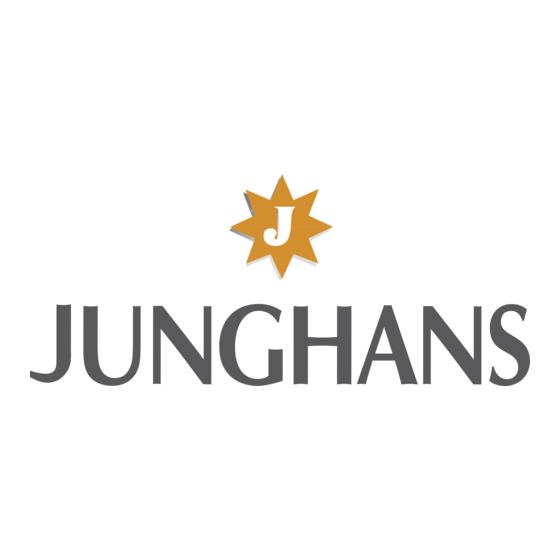 Junghans J800.5 Mode D'emploi