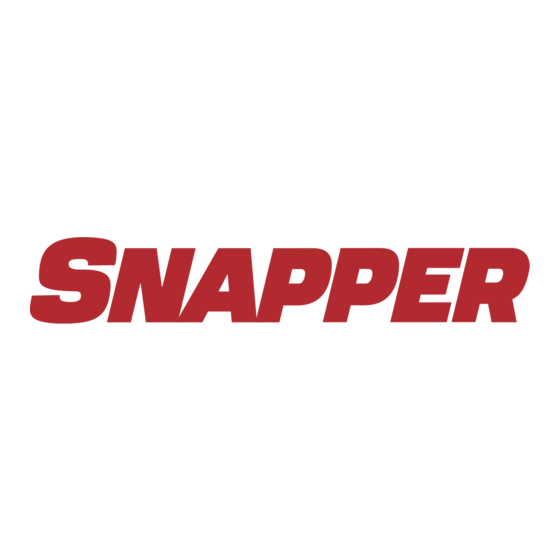 Snapper 20 Série Instructions De Sécurité Et Mode D'emploi