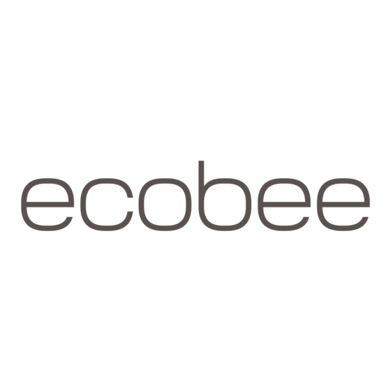Ecobee IM-STAT-106-R5 Manuel D'installation