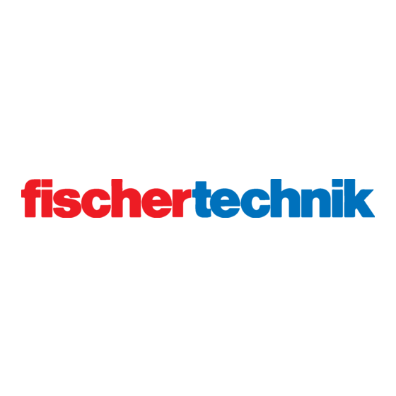 fischertechnik First Coding 3 Mode D'emploi