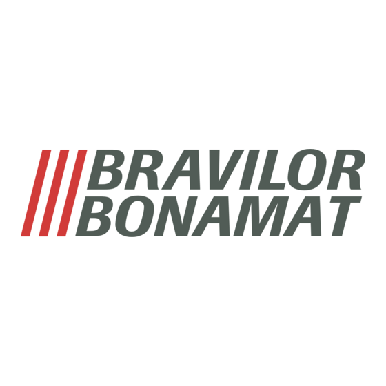 BRAVILOR BONAMAT B5 Instructions D'installation