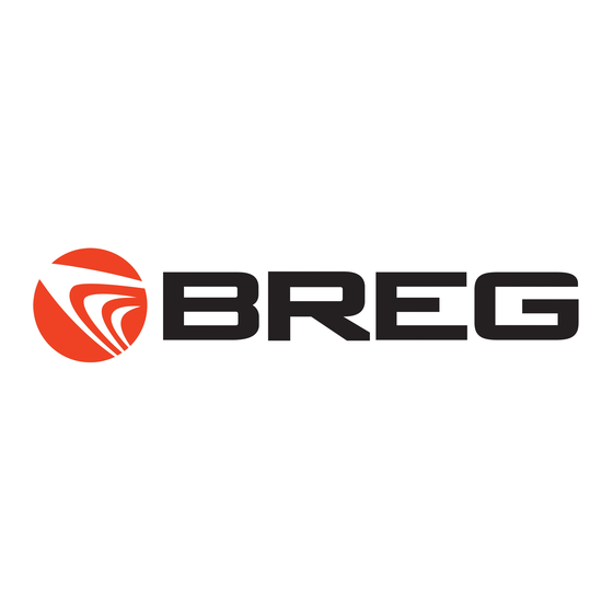 Breg Universal Hinged Lateral Stabilizer Notice D'utilisation