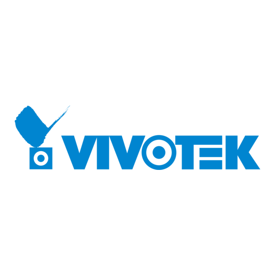 Vivotek IP8336W Guide D'installation Rapide