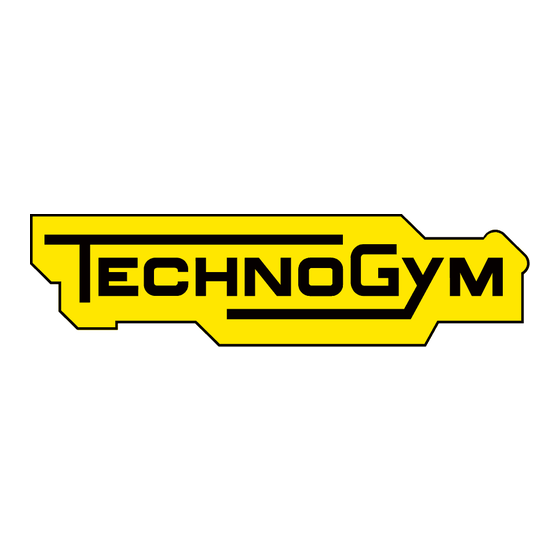 Technogym Lower Back Bench Mode D'emploi Et D'entretien