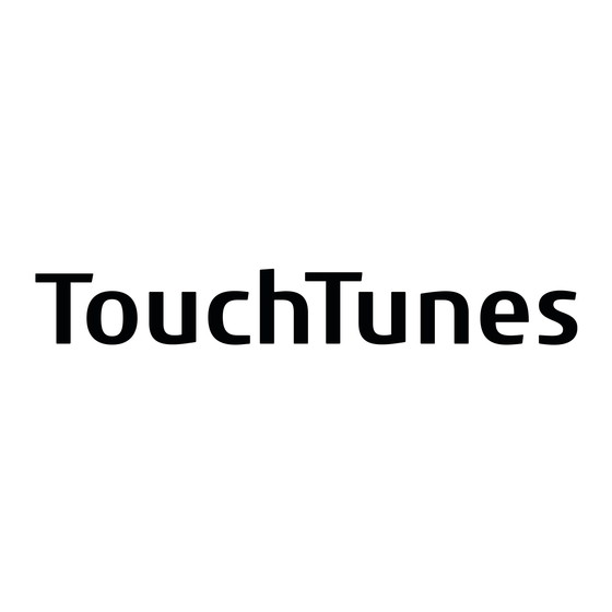 TouchTunes Virtuo Guide D'installation Et De Mise En Service