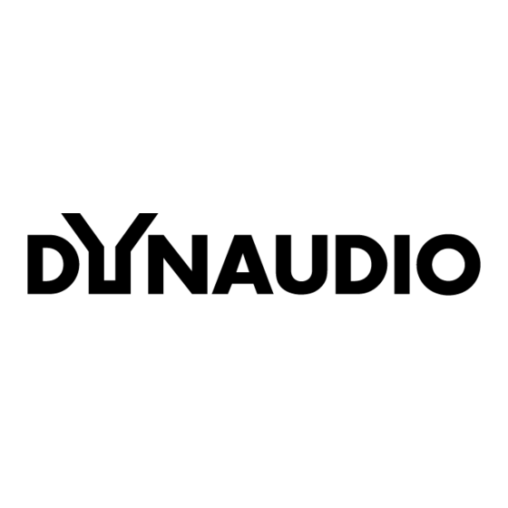 Dynaudio LYD Série Mode D'emploi