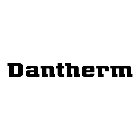 Dantherm CDT 90 Manuel D'instructions