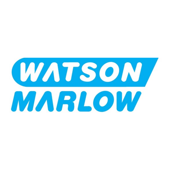 Watson-Marlow 120 Manuel D'installation, D'utilisation Et De Maintenance