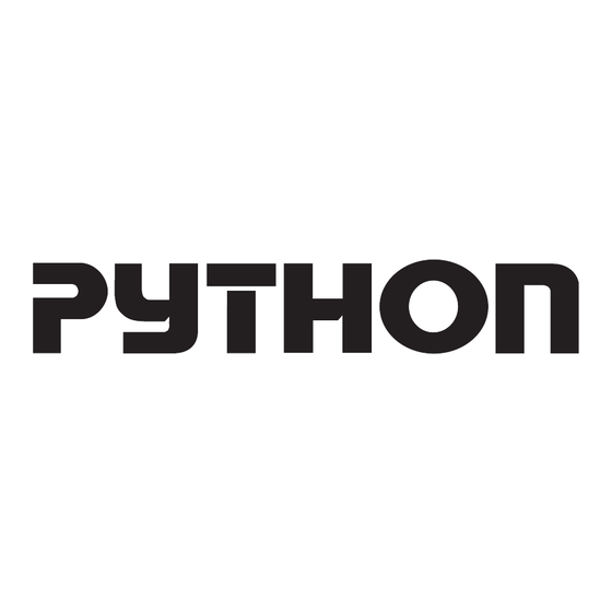 Python 581XP Guide De L'utilisateur